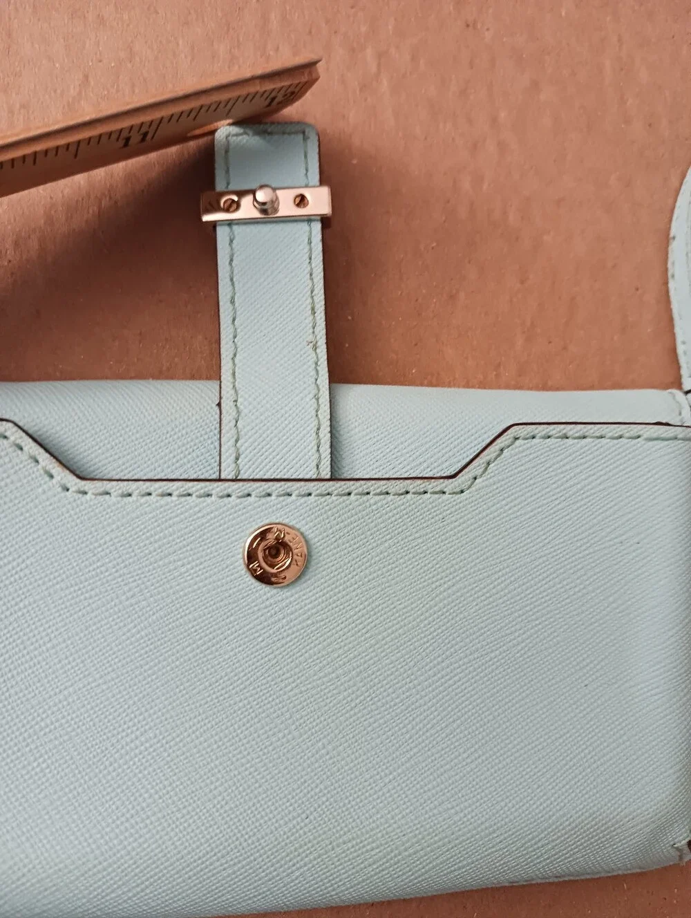 2014 Kate Spade Crossbody Wallet Wristlet IPhone Case Atoll Blue Very Good